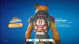Fortnite Winterfest Chapter 6 Season 1 day 9: Yule Bag back bling