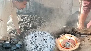 Incredible Aluminium Creativity with Molten of old Vessels | ASMR Metal | Molten Aluminum