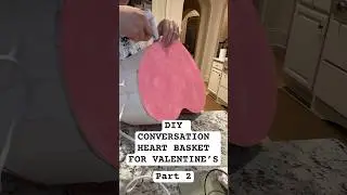 PART 2! Conversation heart DIY! #crafting #valentinesday #love #shorts #foamboard #diycrafts