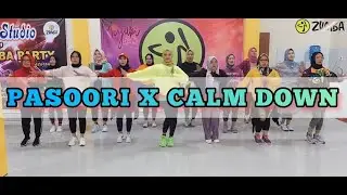 Pasoori x Calm Down (Urban Desi mix) - DJ Nick Dhillon | Zumba | Dance Fitness | Choreo Zin Titin