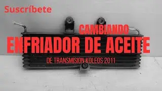 Cómo remplazar el enfriador de aceite de transición en Renault koleos 2011