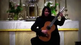 Bach BWV 1002 - Carlos Alonzo Rivera Classical Guitar 1st Master's Recital