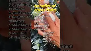 Benefits of Citrus fruits #shorts