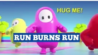 Fire Burns get his First win in Fall Guys