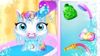 Fun New Born Pony Care Kids Game - My Baby Unicorn - Cute Pet Care