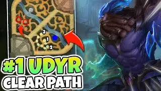 COPY THIS UDYR JUNGLE PATH TO GET AHEAD AND SNOWBALL THE GAME - League of Legends