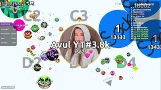 AGAR.IO GAMEPLAY WITH 100 BOTS || OP-BOTS.COM