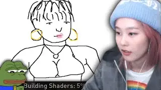 Daph is waiting for shaders to compile | clips