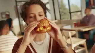 Tim Hortons Scrambled Egg Loaded Croissant Commercial 2025