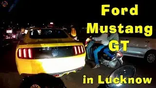 Chasing Ford Mustang || Lucknow Motovlog || Lucknow Diaries