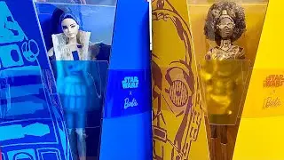 R2D2 and C-3PO Barbies!!! UNBOXING + REVIEW