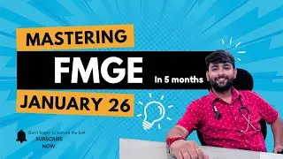 Fmge 5 months strategy | Fmge January 2026 | crack Fmge in first attempt | your_doctor | visionfmge 