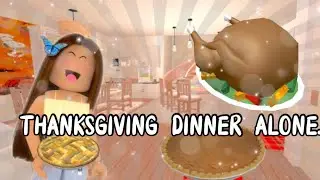 Thanksgiving dinner alone| sad.  🦃🍁🤎🍽