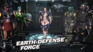Thot Squaddies👾EDF Iron Rain🏳️&zwj;🌈Hardest 1st Run |PC 4p Coop|