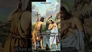 Why Catholics Use Holy Water - More Than Just a Ritual 💦 #catholic #christian #shorts #reels #fyp