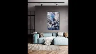 Painted canvases by Elena Parau