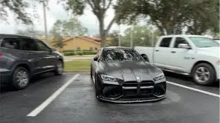 BMW M4 Competition мощностью 750 л.с. демонстрирует впечатляющую динамику (реакция друга🤯)