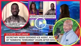 Agakagwaawo, HE Bobi Wine bamukyaziza Ku CNN anytime wakwogeera ne Donald Trump president wa America