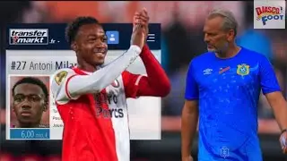Portrait de la p&eacute;pite hollando-congolaise du Feyenoord de Rotterdam Antoni Milambo