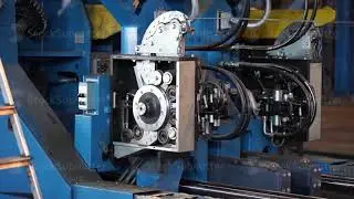 wire rolling mill coil forming laying head at steel plant