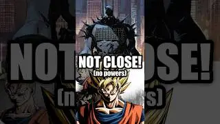Goku vs Batman Isn't Close! #shorts