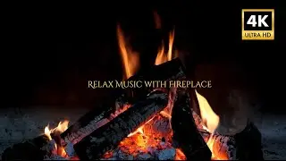2-Hour Immersive Fireplace | 4K Ultra HD | Focus, Relax & Sleep Background