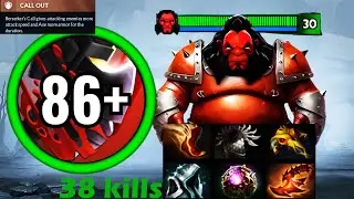 Call Out Blade Mail + Octarine Core AXE 38Kills Non Stop Blink Call No Escape Dota 2