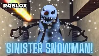 Roblox Horror - Escaping the Evil Snowman in Sinister Christmas!