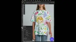The Way to Place textile Texture ( Pattern )  Into a Shirt - Short Photoshop Tutorial