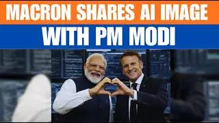 Macron Shares AI Image With PM Modi Ahead Of India AI Impact Summit | India France Ties | News9