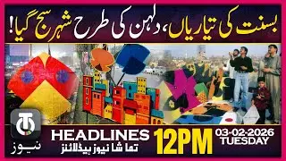 LESCO Submits Basant Safety Plan Court | 12 PM Tamasha News | 3 Feb 2026