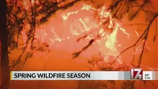 Spring wildfire season underway in NC