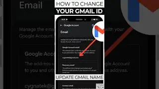 🔄 How to Change Your Gmail Address & Update Your Google Account Name (Using a PC)