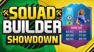 FIFA 17 SQUAD BUILDER SHOWDOWN!!! STRIKER SBC DAVID LUIZ!!! 90 Rated FUT Legend At Striker