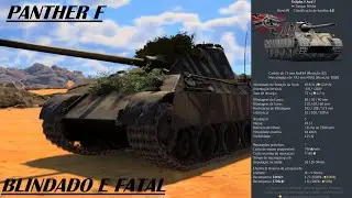 PANTHER F - essa variante desse blindado está muito mais forte e avassaladora - WAR THUNDER