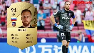 FIFA 22 JAN OBLAK 91 PLAYER REVIEW THE BEST GOALKEEPER IN THE GAME!!