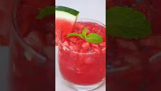 Segar Banget ! Resep Es Semangka India #adekoerniawan #shorts