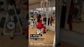 LAT MACHINE INDIETRO PRESA STRETTA #allenamento #esercizi #dieta #palestra #allenarsi  #casa #pesi
