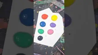 смешивание цветов #короткоевидео #искусство #удовлетворяюще