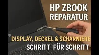 HP Notebook wieder fit machen  Display, Deckel & Scharniere Schritt für Schritt #hpzbook