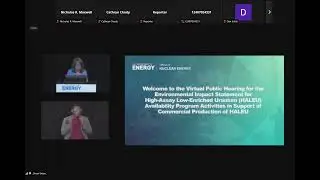 DoE Public Hearings for the Draft High Assay Low Enriched Uranium EIS   April 3, 2024, Part 2 of 2