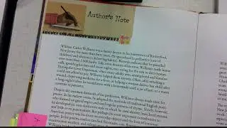 A River of Words Authors Note