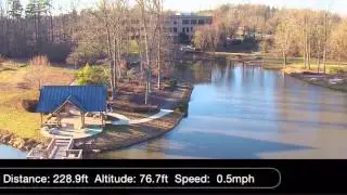 Phantom 2 Vision+ Flight with Telemetry Data