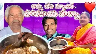 Sorakaya halwa making in village|telugu vlogs, sankranthi,noothan dairies village cooking videos