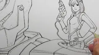 My Illustration Process, PART 1: Pencils/Inks