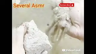 Cement grainy crumbling in water. Satisfying saond. 🩶 #cement #satisfyingvideo #concreteasmr 