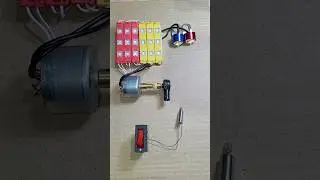 Powering Tow Bike Fog Light & 18 LED Light With Mini Gear Box Coreless Motor #dcmotor #tech #shorts