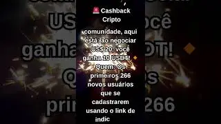 Cashback #bitcoin #criptomoedas #ethereum