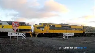 Four SSR Locomotives Caught on Dashcam - PoathTV Australian Trains & Railways