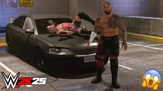 Solo Sikoa Throws Rob Van Dam on Top of Car Bonnet in Intense Garage Brawl